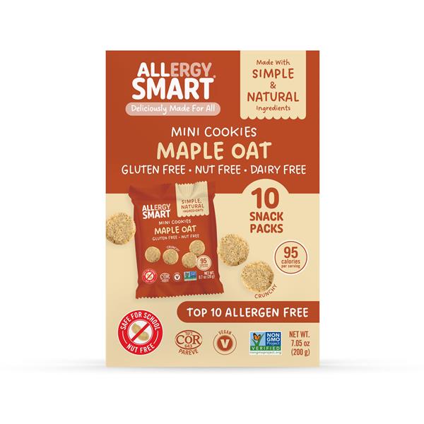 Allergy Smart Maple Oat Mini Cookies, 10 Snack Packs | Hy-Vee Aisles ...