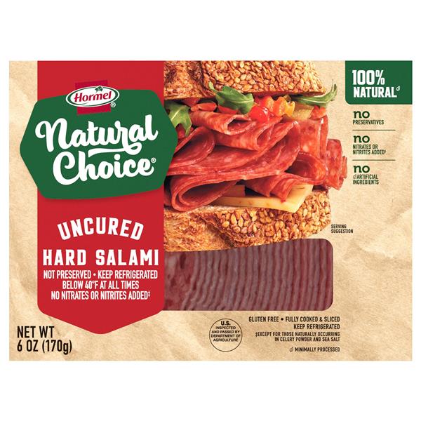 Hormel Natural Choice Uncured Hard Salami | Hy-Vee Aisles Online
