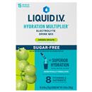 Liquid I.V. Electrolyte Drink Mix, Sugar-Free, Green Grape, 15-0.45 oz Stick Pks