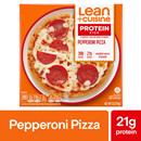 Lean Cuisine Frozen Meal Pepperoni Frozen Pizza, Protein Kick Microwave Meal, Microwave Pepperoni Pizza Dinner, Frozen Dinner for One