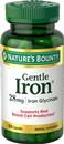 Nature's Bounty Gentle Iron Supplement Capsules, 28 Mg