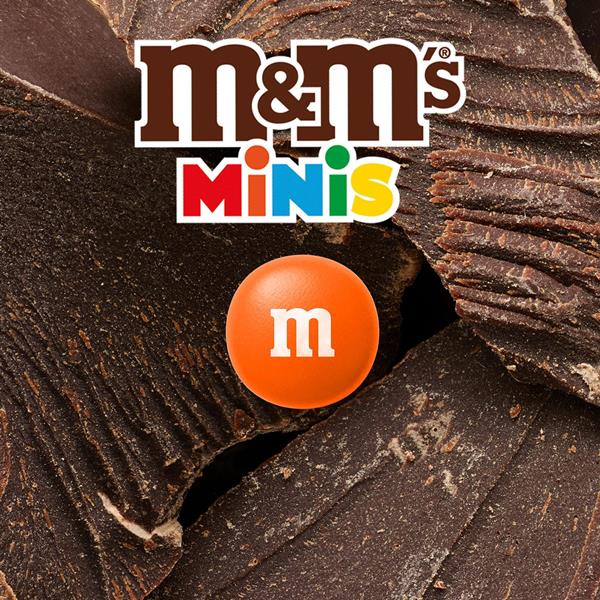 M&M's Minis MIlk Chocolate Candies Halloween Mega Tubes - 24ct Box 