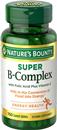 Nature's Bounty Super B Complex Tablets With Folic Acid, Vitamin B12