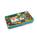 Melii Snackle Box - 24 Compartment in Blue