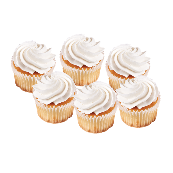 Everyday Cupcakes White w/ White Icing 6 Count | Hy-Vee Aisles