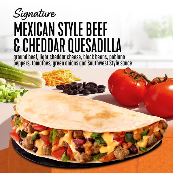 Lean Cuisine Mexican Style Beef & Cheddar Quesadilla, Frozen Lunch