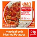 Lean Cuisine Frozen Meal Meatloaf with Mashed Potatoes, Protein Kick Microwave Meal, Meatloaf Dinner, Frozen Dinner for One
