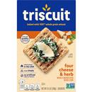 Triscuit Four Cheese and Herb Whole Grain Wheat Crackers