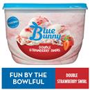 Blue Bunny Premium Double Strawberry Swirl Frozen Dessert