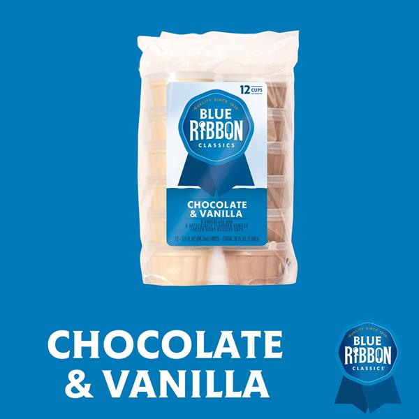 Blue Ribbon Classics Chocolate and Vanilla Frozen Dessert Cup | Hy