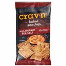 Crav'N Flavor Pita Chips, Multigrain Sea Salt, Baked