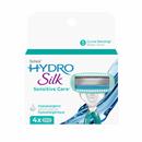 Schick Hydro Silk Women's Shower Ready Sensitive Care Refill Razor Blades
