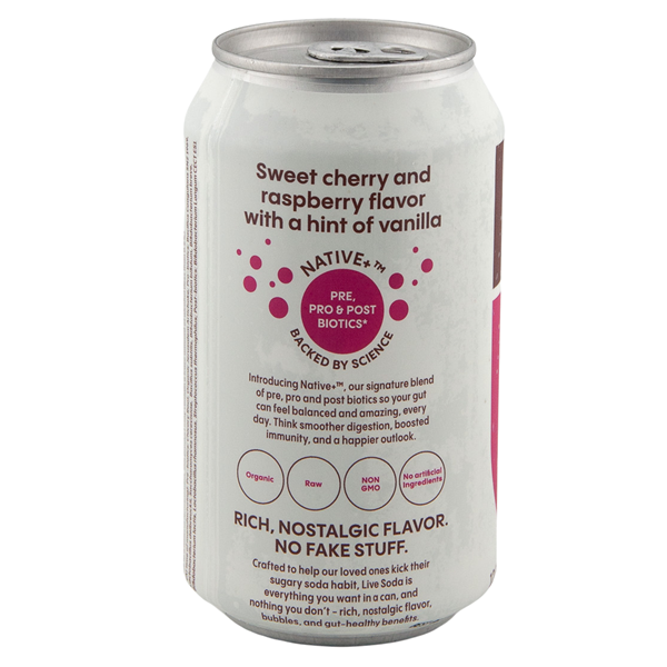 LIVE Soda Organic Probiotic Spicy Cherry Berry | Hy-Vee Aisles