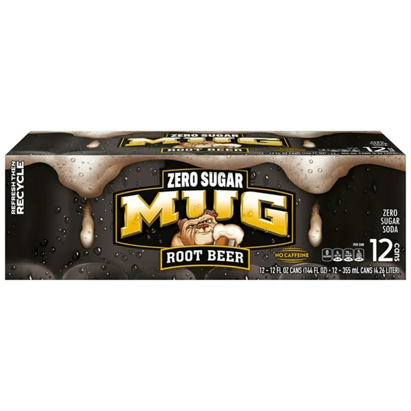 Mug Zero Sugar Root Beer Caffeine Free 12 Pack | Hy-Vee