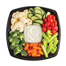 12" Vegetable Tray With Dip - Serves 8 to 12 People