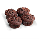 Double Chocolate Chip Muffins 4 Count