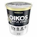 Oikos Triple Zero Vanilla Nonfat Greek Yogurt Tub