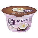 Dannon Light + Fit Toasted Coconut Vanilla Greek Fat Free Yogurt