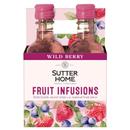 Sutter Home Fruit Infusions Wild Berry White Wine, 4Pk