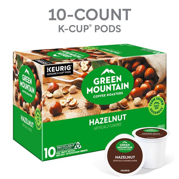 Green Mountain Coffee Roasters Hazelnut Keurig Single-Serve K-Cup
