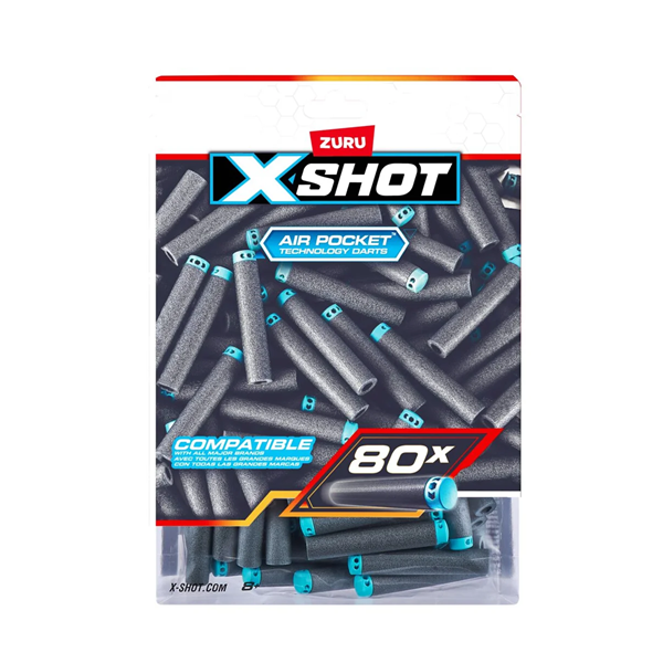 チュ Zuru X-Shot 80X Air Pocket Darts Refill Pack | Hy-Vee Aisles