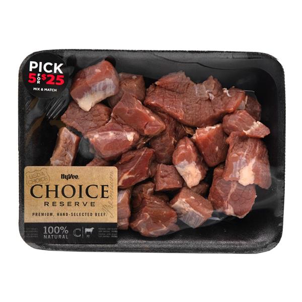 Pick 5 Promotion 12Oz. Choice Reserve Beef Stew Meat | Hy-Vee Aisles ...