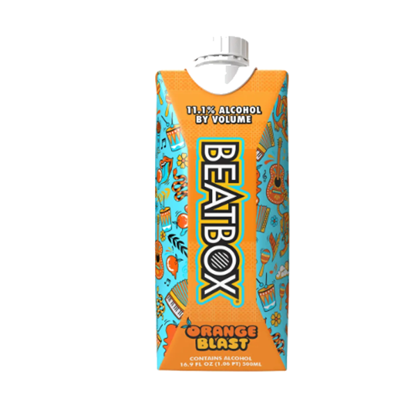 BeatBox Orange Blast Wine Cocktail, 11.1% ABV, 500 mL Tetra Pak