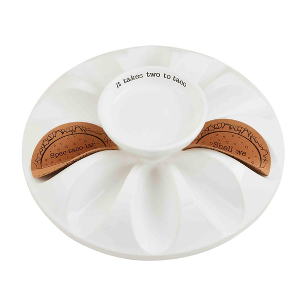Mud Pie Taco Shell Platter | Hy-Vee Aisles Online Grocery Shopping