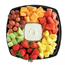 12" Fruit Tray With Dip - Serves 11 to 16 People