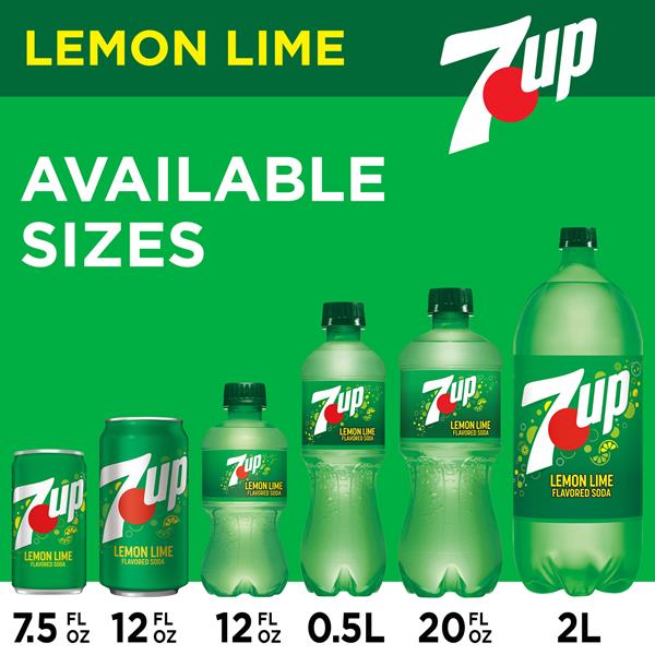 7UP Lemon Lime Soda,, 24 Pack | Hy-Vee Aisles Online Grocery Shopping