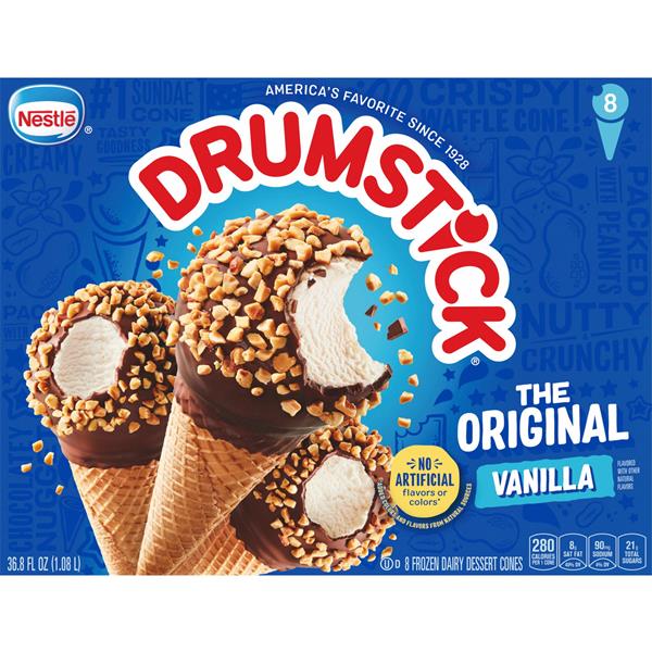 Sundae Stick Drumstick The Original Vanilla Sundae Cones | Hy-Vee Aisles Online ...