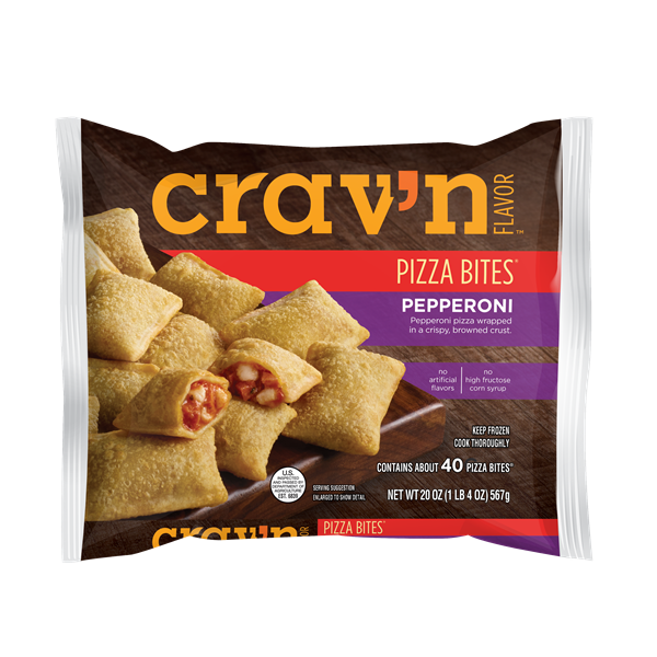 Crav'n Flavor Pepperoni Pizza Bites 40 Count | Hy-Vee Aisles