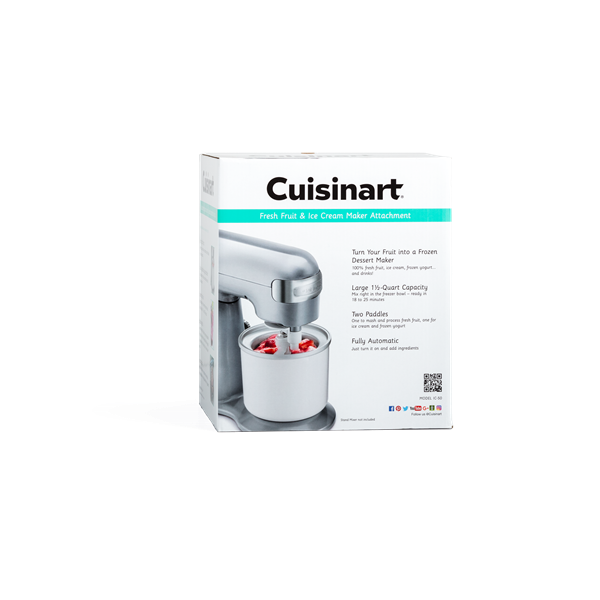 cuisinart ice cream maker stand mixer